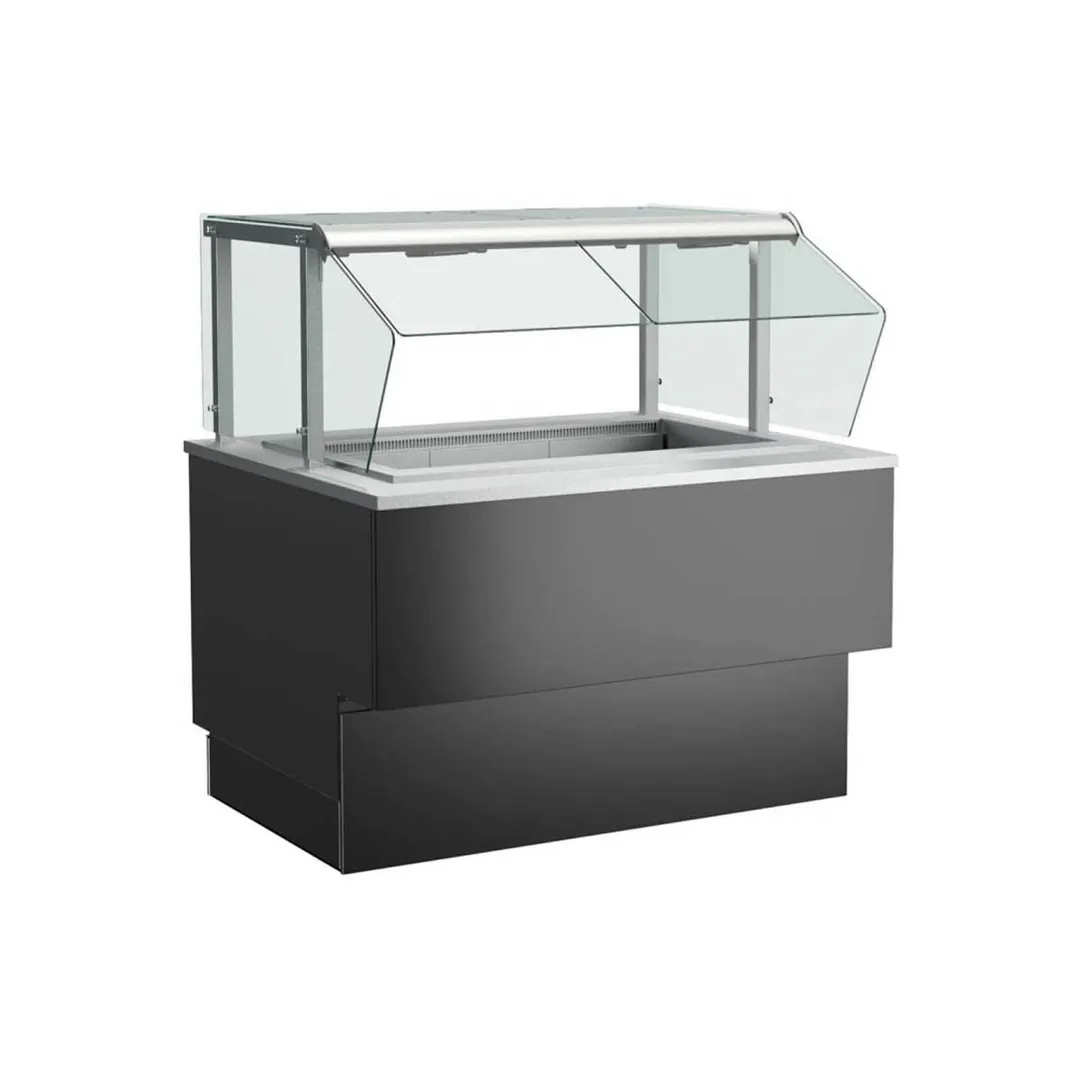 Structural Concepts FB4SS-3R 53" Grocerant Inline Self-Service Refrigerated Display Case, (3) Pan