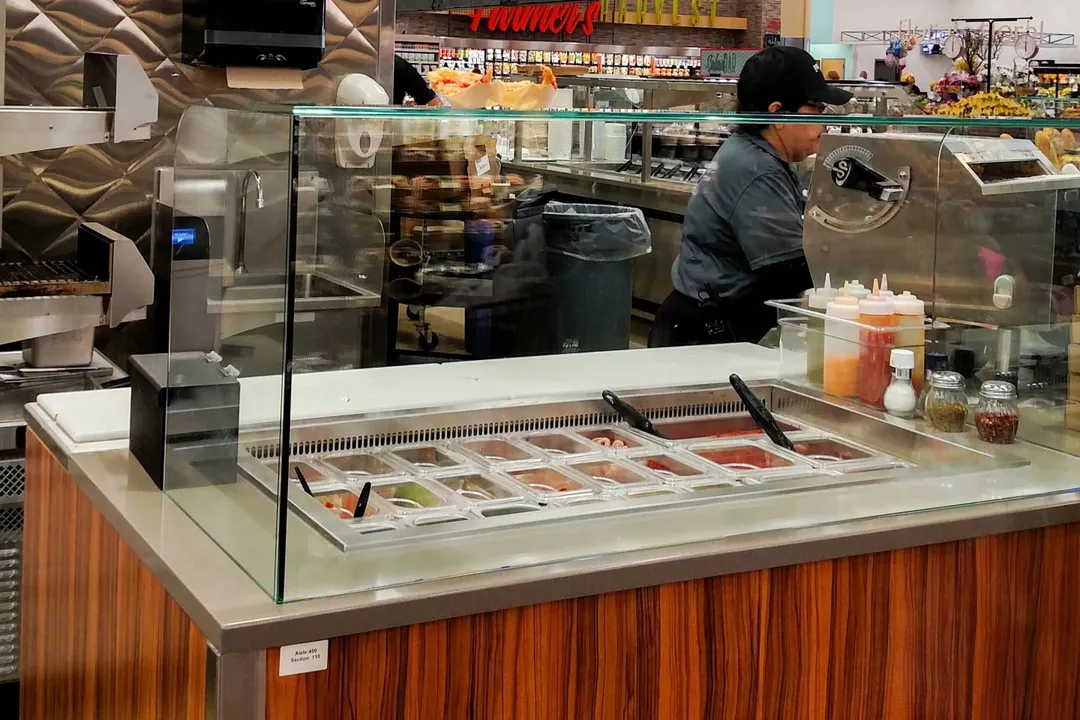 Structural Concepts FB6S-5R 76" Grocerant Inline Service Refrigerated Display Case, (5) Pan