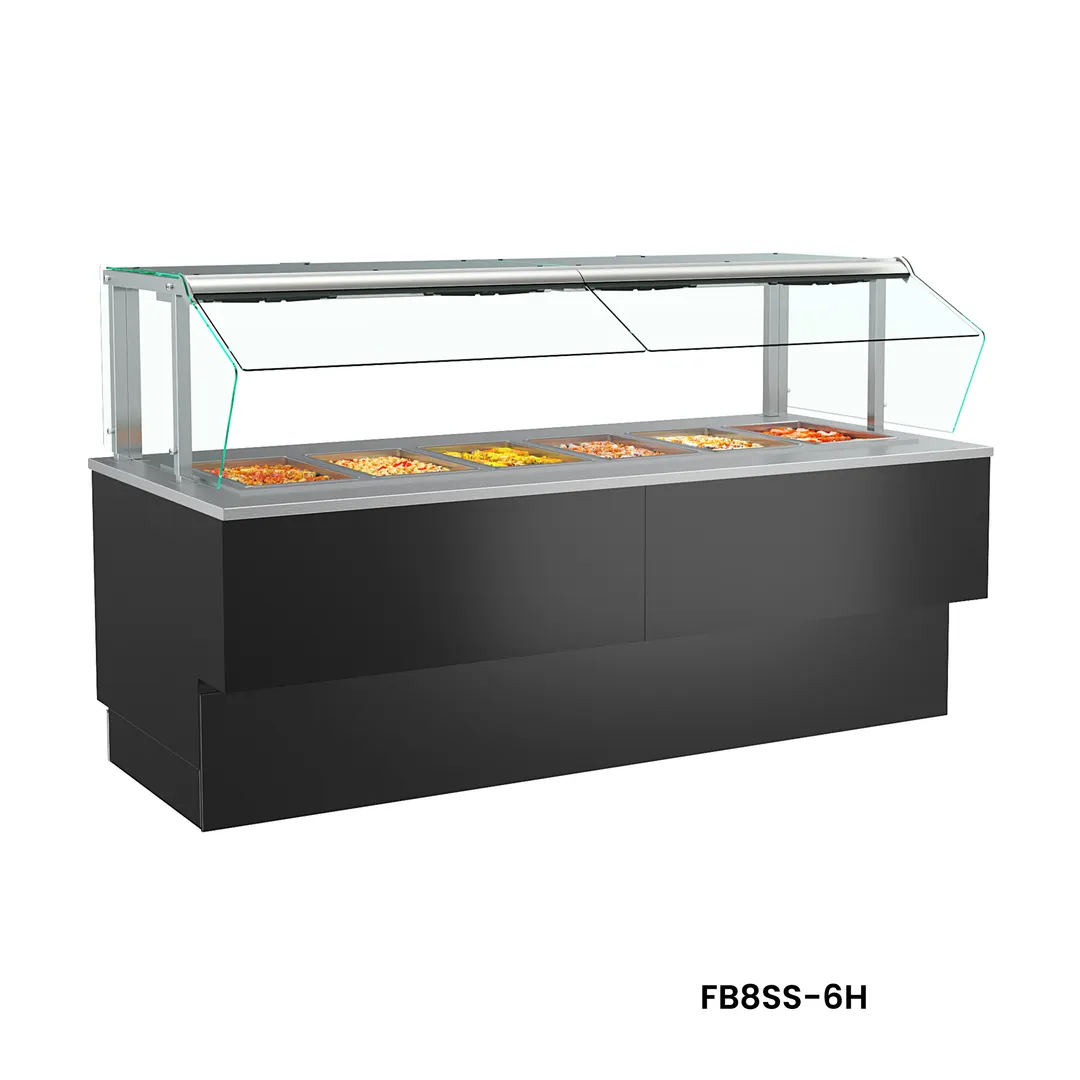 Structural Concepts FB8SS-6H Grocerant Self-Service Heated Food Bar