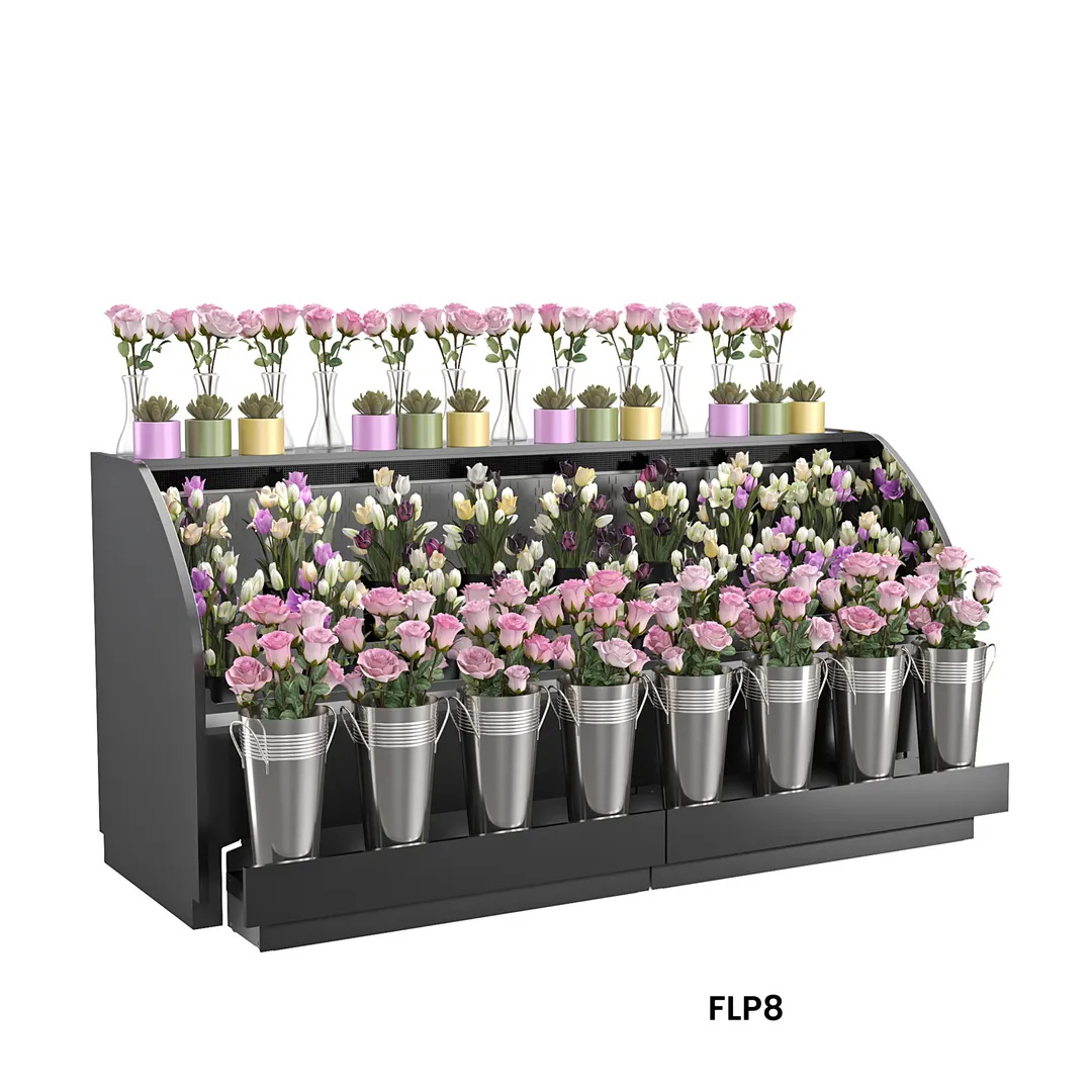 Structural Concepts FLP9 Allure Self‑Service Refrigerated Low‑Profile Merchandiser, 11"W, Black