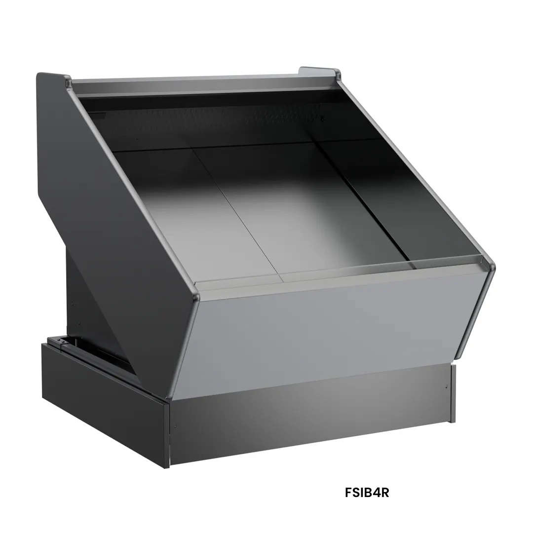 Structural Concepts FSIB4R 50" Self-Service Open Air Produce Case, Laminate Exterior, Full End Panels