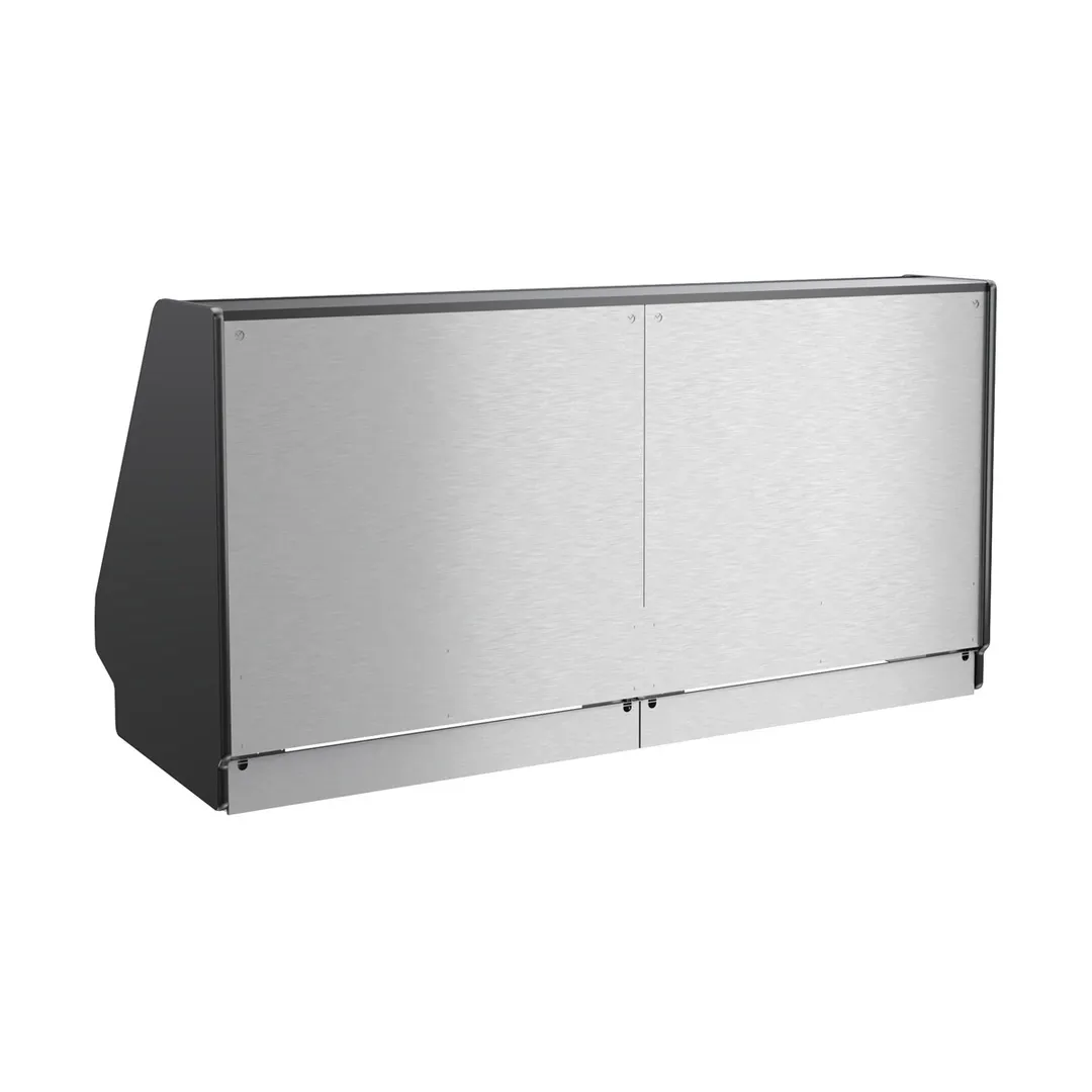 Structural Concepts GHSS1252RLB (FLAT) 146" Self-Serve Refrigerated Open Air Merhandiser, Remote DX Refrigeration