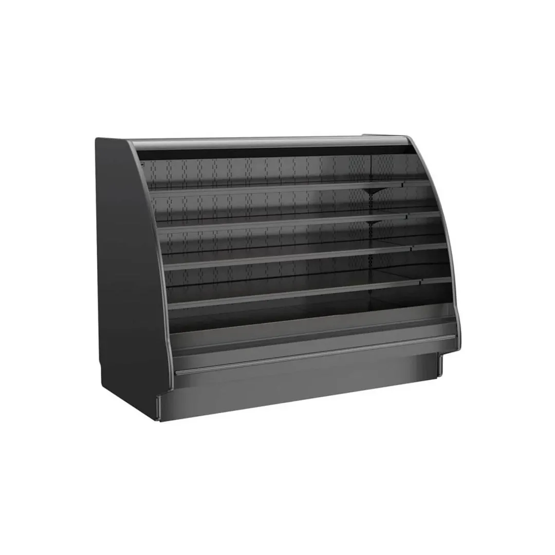 Structural Concepts GHSS560RLB (CURVED) 60" Self-Serve Refrigerated Open Air Merhandiser, Remote DX Refrigeration