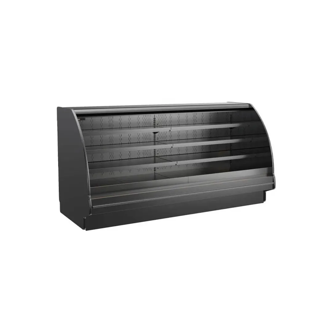 Structural Concepts GHSS852RLB (CURVED) 97" Self-Serve Refrigerated Open Air Merhandiser, Remote DX Refrigeration