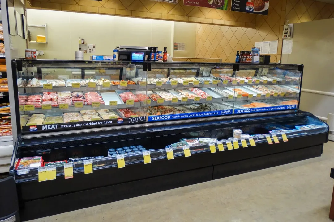 Structural Concepts GJDSS12RLB 146" Refrigerated Self-Service Case, Deck Only, Remote DX Refrigeration