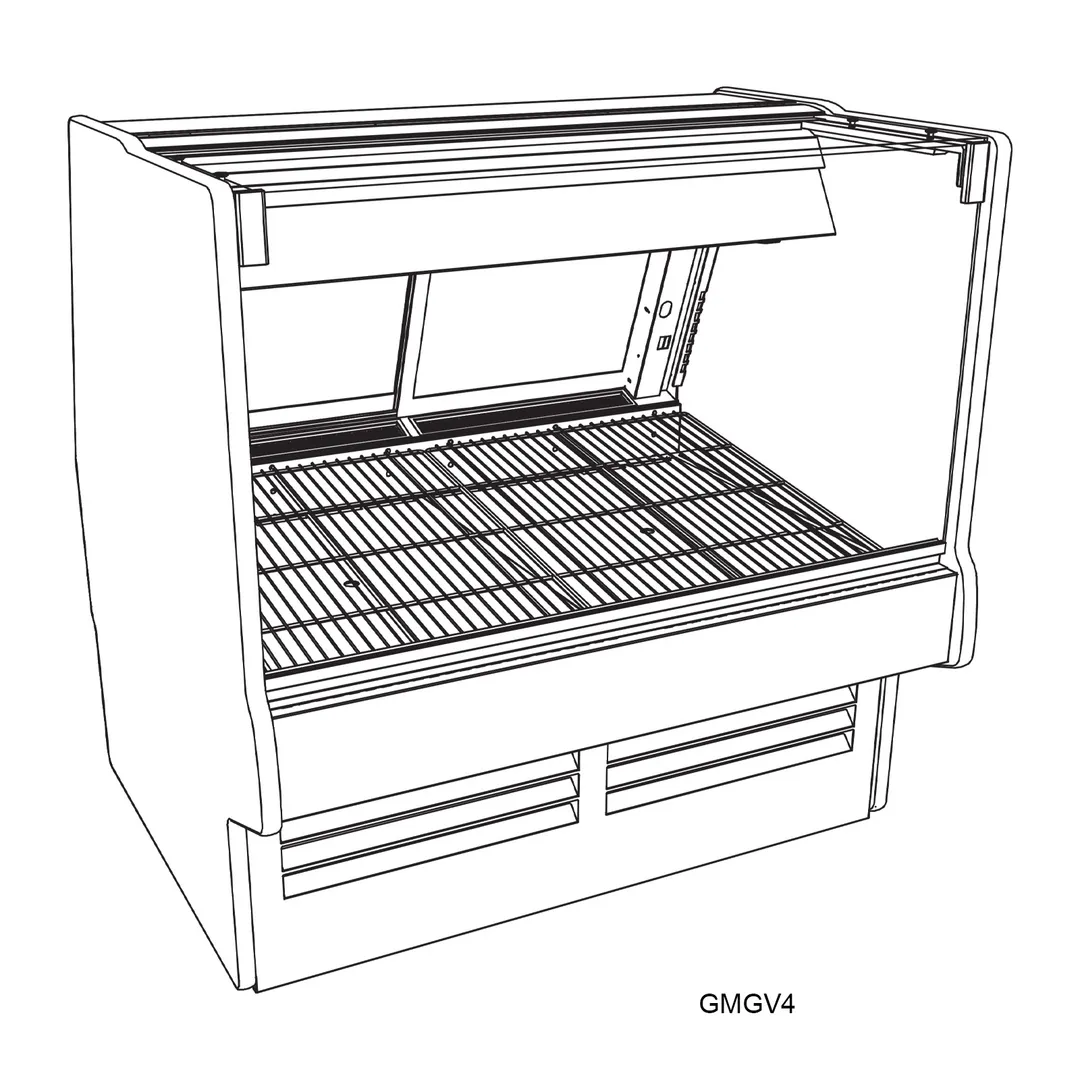Structural Concepts GMGV8 98" Fusion Refrigerated Display Case