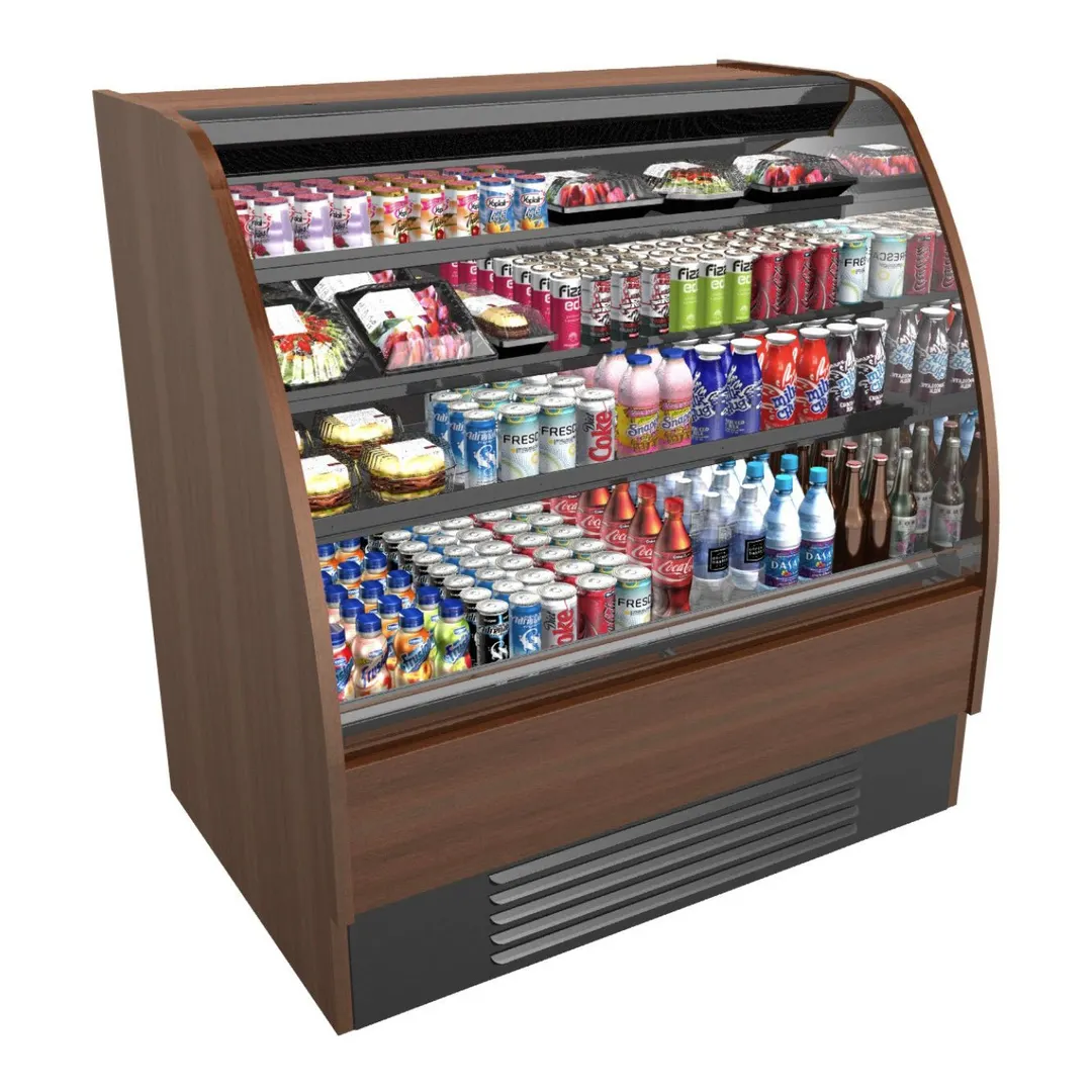 Structural Concepts HMO6353R 62" Harmony® Self-Service Refrigerated Open Air Merchandiser