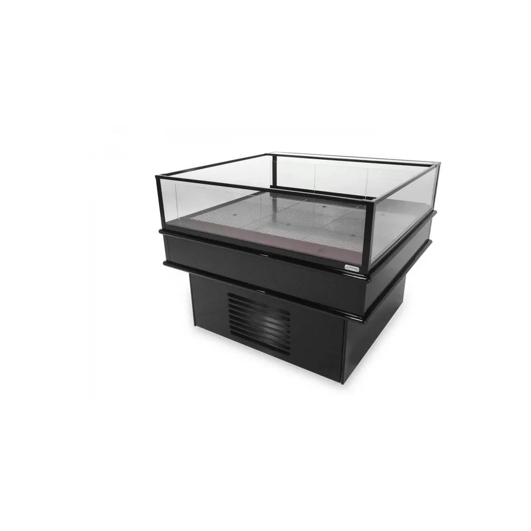 Structural Concepts MI44R 50" Self-Service Mobile Island Open Air Merchandiser, Self-Contained, Deck Only