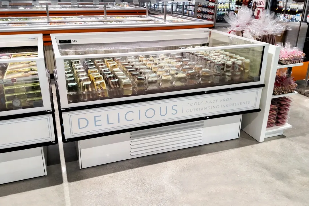 Structural Concepts MI46RF 75" Self-Service Mobile Island Open Air Merchandiser, Dual Temp (Refrigerator/Freezer)