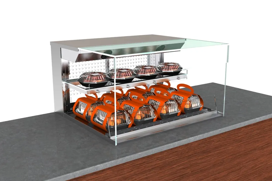 Structural Concepts NE3620HSSV Reveal® Self-Service Heated Slide In Counter Case