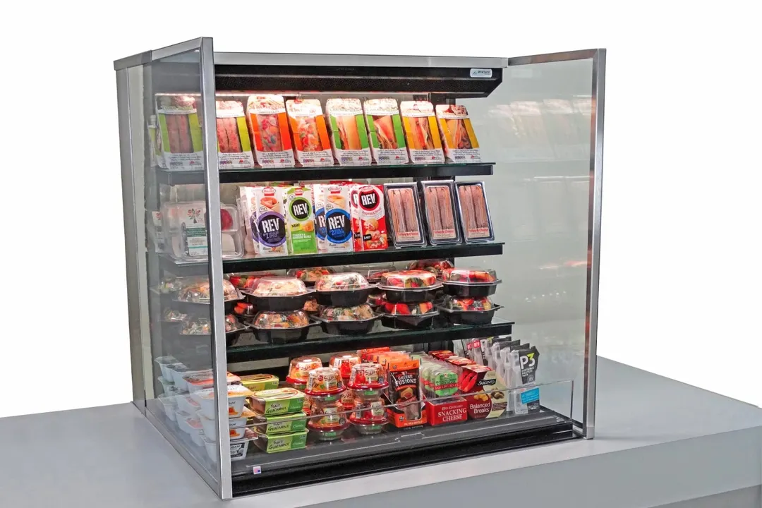 Structural Concepts NE3635RSSV 36" Reveal® Self-Service Refrigerated Slide In Counter Case