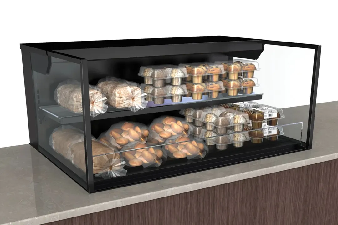Structural Concepts NE4820DSSV 48" Reveal Self-Service Non-Refrigerated Slide In Counter Case
