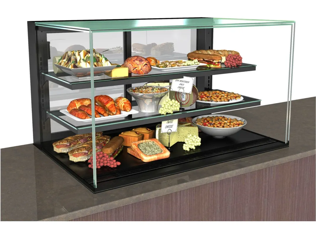 Structural Concepts NE7227RSV 72" Reveal® Full Service Refrigerated Slide In Counter Case