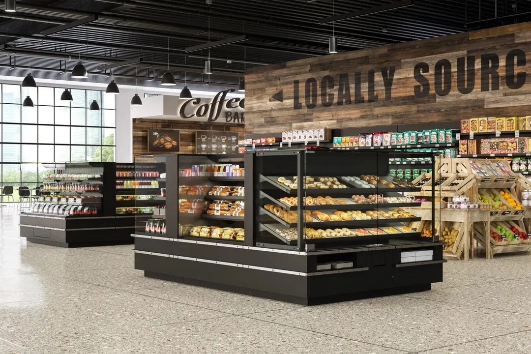 Structural Concepts NM7255DSSV Blend® Non-Refrigerated Self-Service End Cap