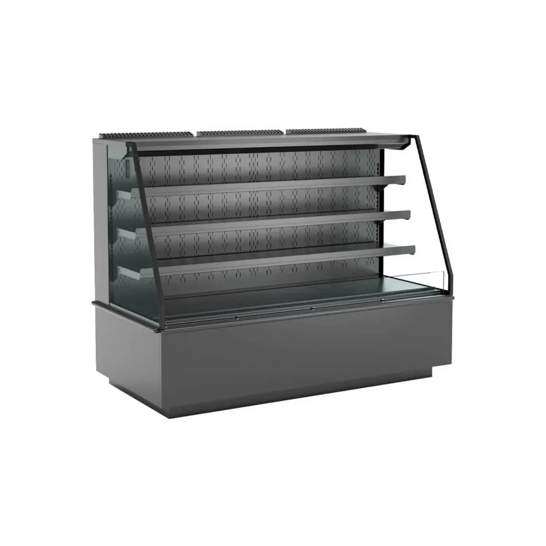 Structural Concepts NM7255RSSA 72" Blend® Refrigerated Self-Service End Cap, 3 Shelves
