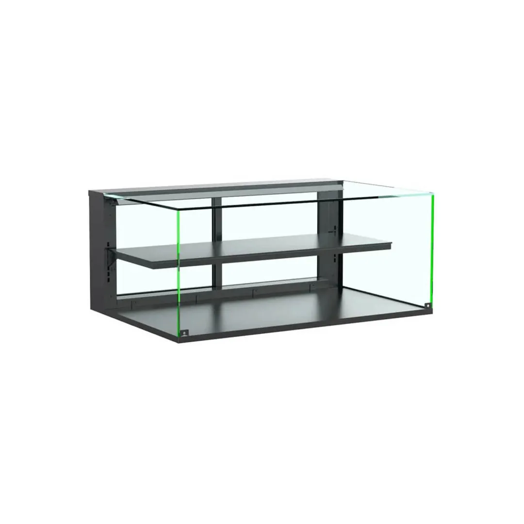 Structural Concepts NR4820DSV 48" Reveal® Service Non-Refrigerated Display Case, Black