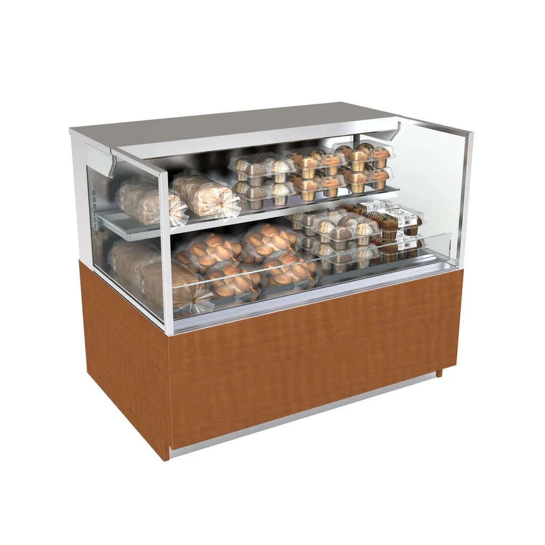 Structural Concepts NR4840DSSV 48" Reveal® Self-Service Non-Refrigerated Case, Freestanding