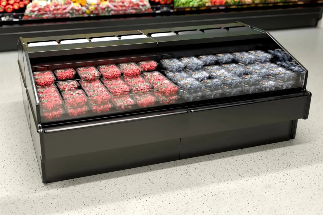 Structural Concepts P43941R 50" Oasis® Refrigerated Self-Service Produce Case, Self-Contained