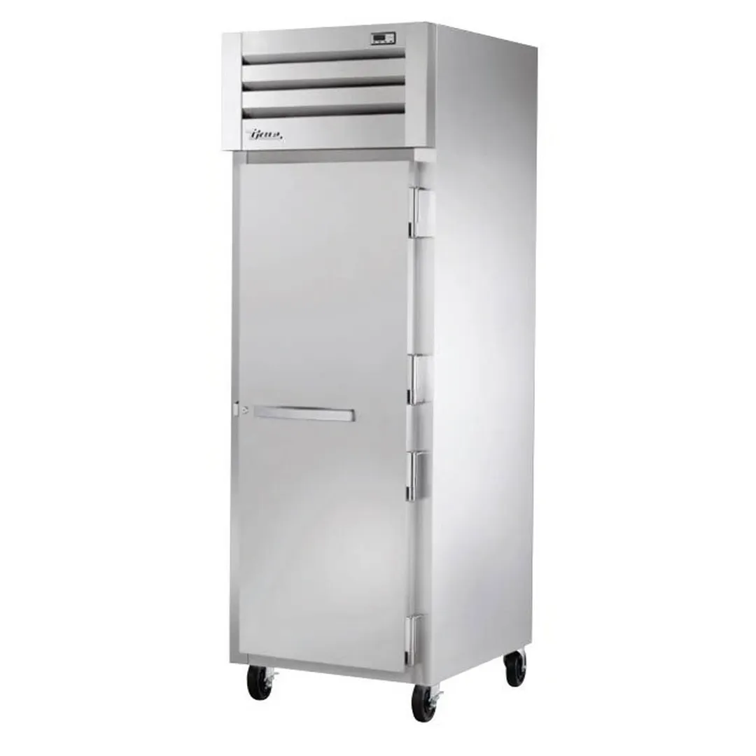 True STR1H-1S 1-Section Reach-In Heated Holding Cabinet, 1 Stainless Steel Door with Lock, 1.5kW, 208-230V