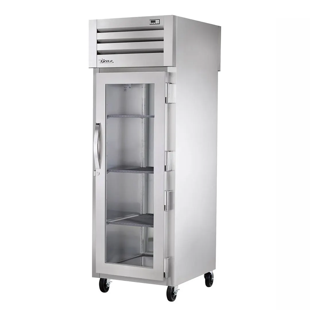 True STR1HPT-1G-1S "Full Height" 1-Section 1-Door Clear & Solid Heated Holding Cabinet