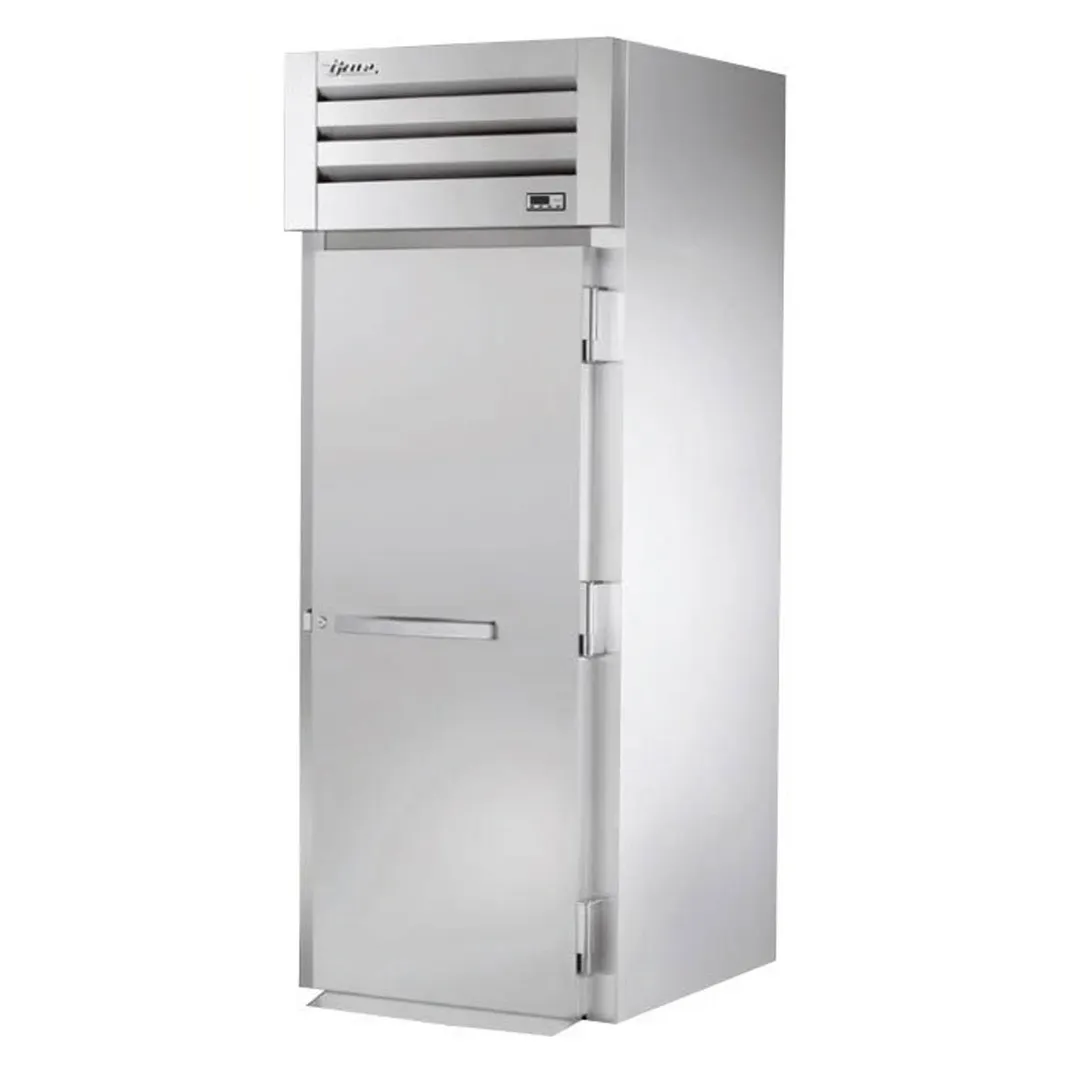 True STR1HRI-1S 1-Section Roll-In Heated Holding Cabinet, Stainless Steel, Solid Door, Digital Temp Control, 2.0kW, 115-230V