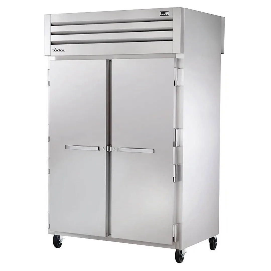 True STR2HPT-2S-2S 2-Section Pass-Thru Heated Holding Cabinet, 2-Door, Solid Doors, Stainless Steel, 208-240V, 3.0kW