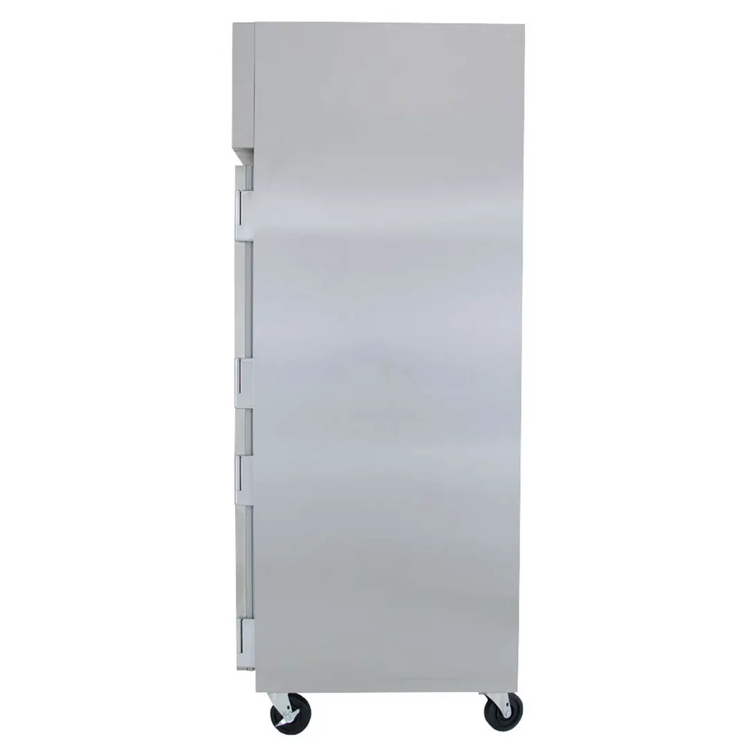 True STR3R-3S 77" 3-Section Reach-In Refrigerator w/ 3 Solid Doors, Top Mount, Stainless Steel