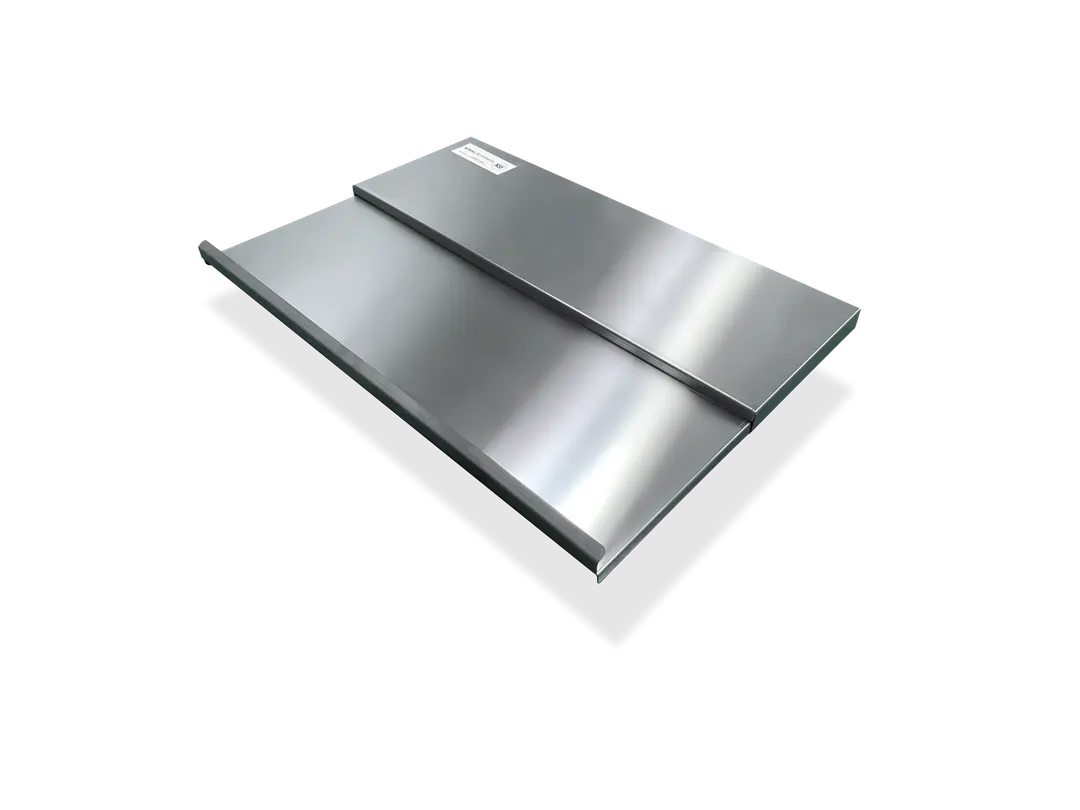 Steel Works SWIBSC-1824 Ice Bin Sliding Cover, 24" x 18", 18‑Gauge Stainless Steel, Heavy‑Duty