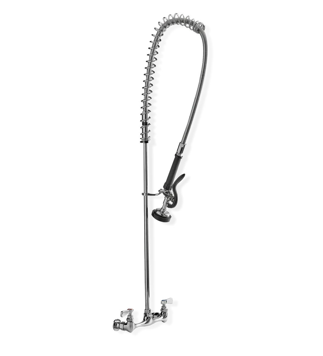 Steel Works SWPRS-W8LL Pre-Rinse Faucet, Wall Mount, 8" Center