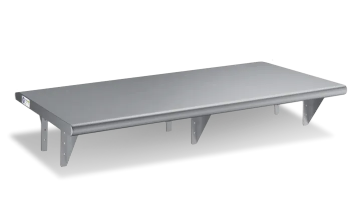  Steel Works SWPTS-2430-316 Heavy Duty Stainless Steel Single Pass Thru Shelf - 24"W x 24"D