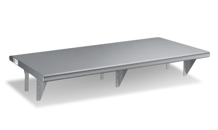 Steel Works SWPTS-2460-316 Heavy Duty Stainless Steel Single Pass Thru Shelf - 60"W x 24"D
