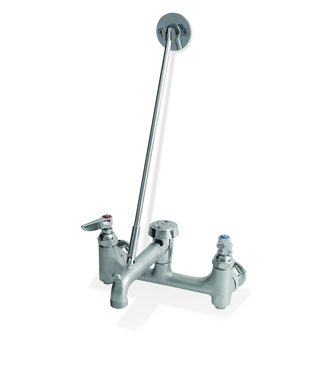 Steel Works SWSSF-8-6HDLL Faucet, Service Sink, 8" Center, 6" Spout, Heavy Duty