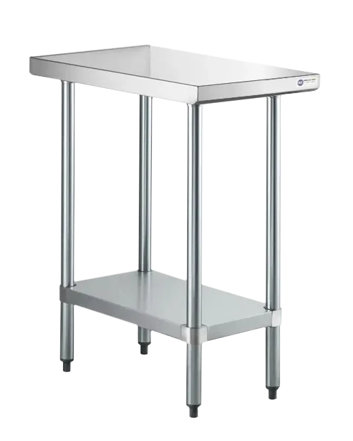 Steel Works SWWTS-3012-318 30" Open Base Work Table with Undershelf / Without Backsplash