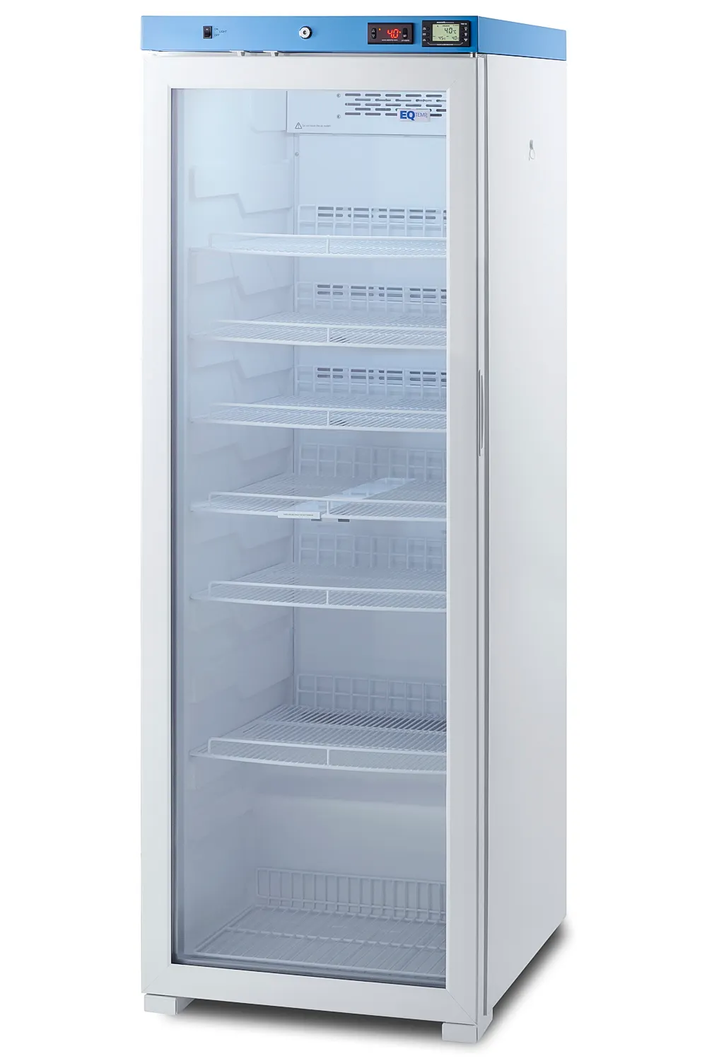 Summit ACR1602GNSF456 Medical Refrigerator, 24" Wide, 15.53 cu.ft, Finish, Glass Door, Thermostat