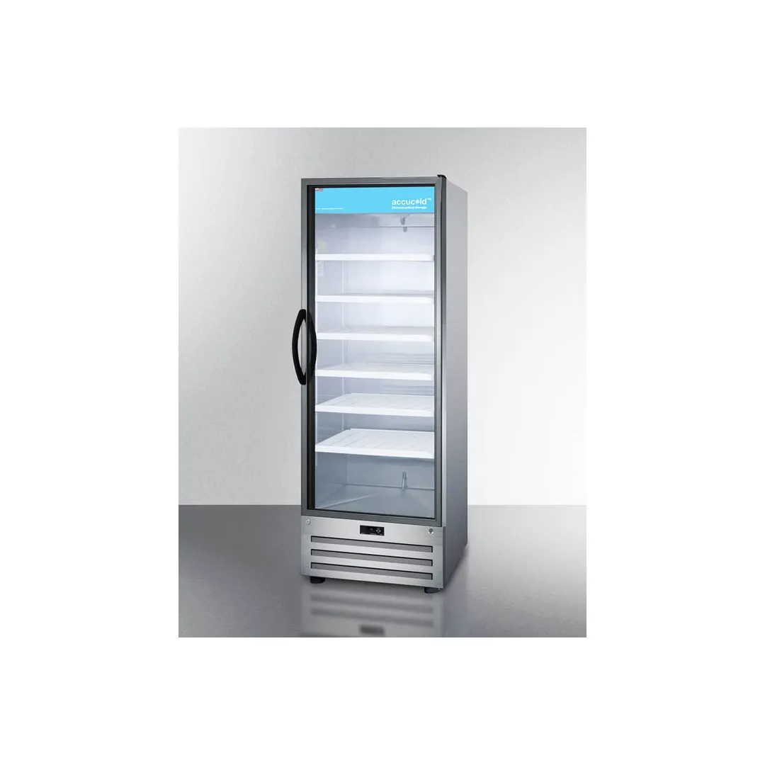Accucold ACR1718RH 28" Glass Door Pharmaceutical Refrigerator, 17 cu. ft.