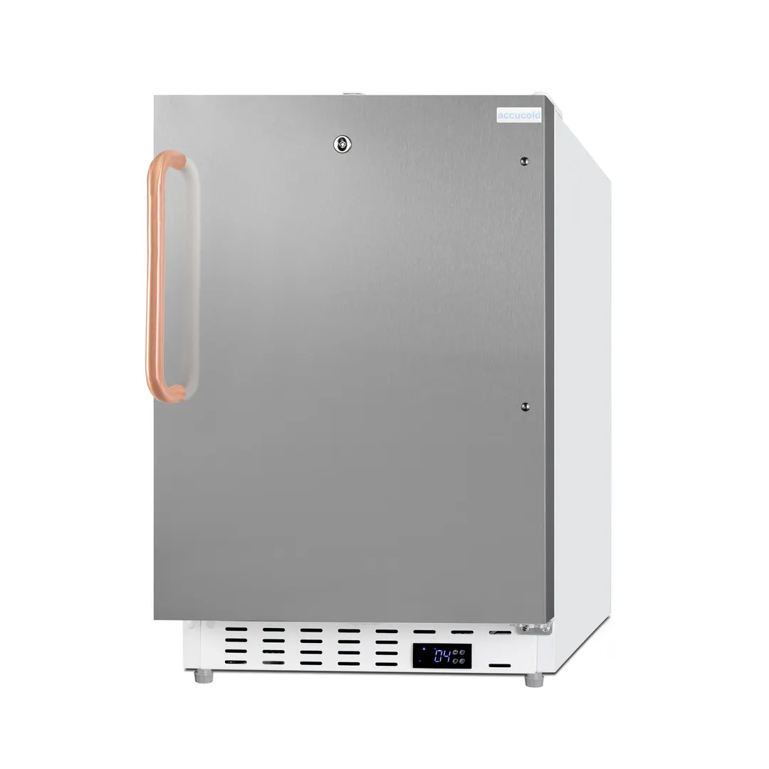 Accucold ADA404REFSSTBC 19" Solid Door Medical Undercounter Refrigerator, 3.32 cu. ft.