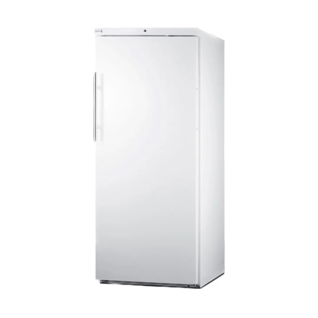 Summit AFM19W 30.5" Reversible Door Reach-In Freezer in White, Manual Defrost, 18.3 cu. ft