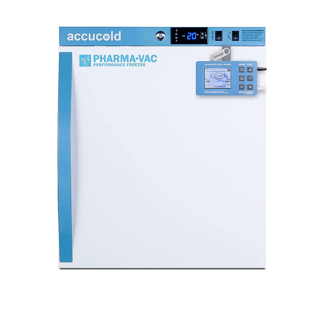 Accucold AFZ1PVDL2B 18" Medical Freezer, 1.4 Cu Ft, White Door, Alarms, R290a Refrigerant, 115V ETL