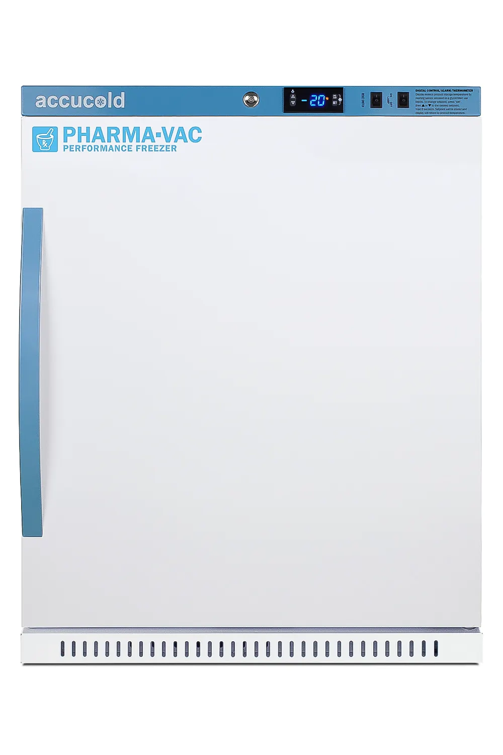 Accucold AFZ5PVBIADA 23" Performance Series Medical Freezer w/ 4 Cu Ft, -30°C to -10ºC, 32"H