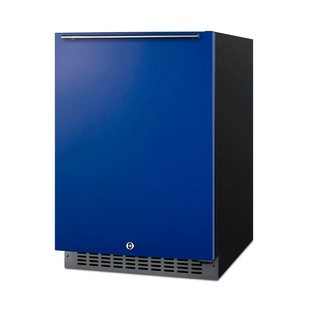 Summit AL54B 23" Built-in or Freestanding Undercounter Freezer w/ Cobalt Blue Door, 4.8 cu. ft.