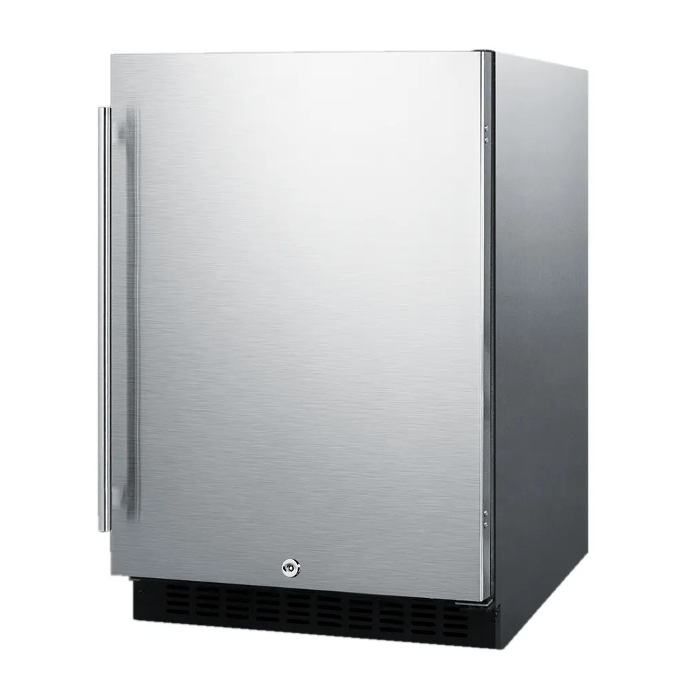 Summit AL54CSS 24" Built-in Undercounter Refrigerator, Stainless Steel, 4.8 cu. ft.