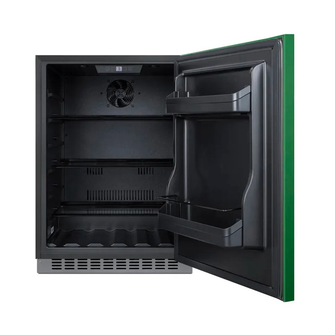 Summit AL54G 23" Built-in or Freestanding Undercounter Freezer w/ Emerald Green Door, 4.8 cu. ft.