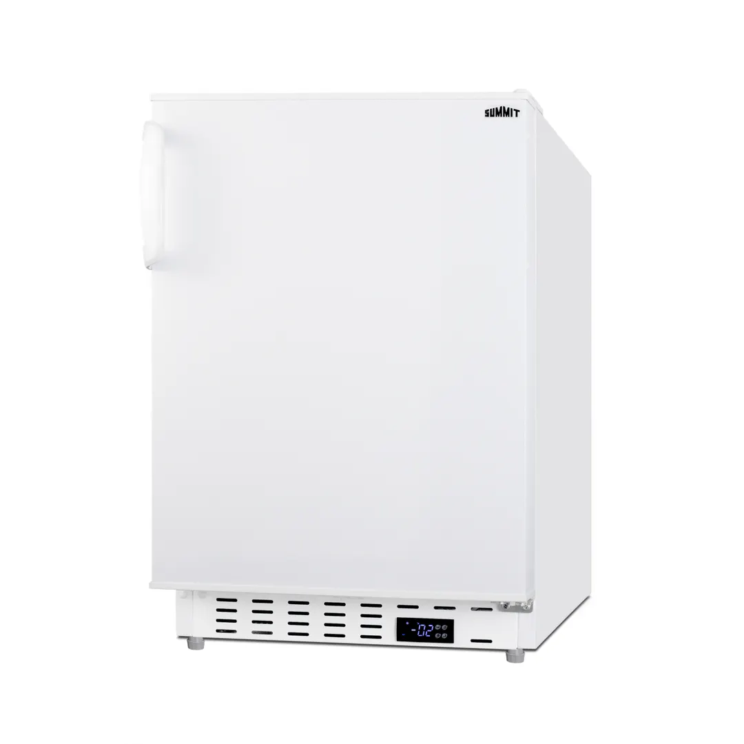 Summit ALFZ36 20" Built-in or Freestanding Undercounter Freezer in White, 2.68 cu. ft.