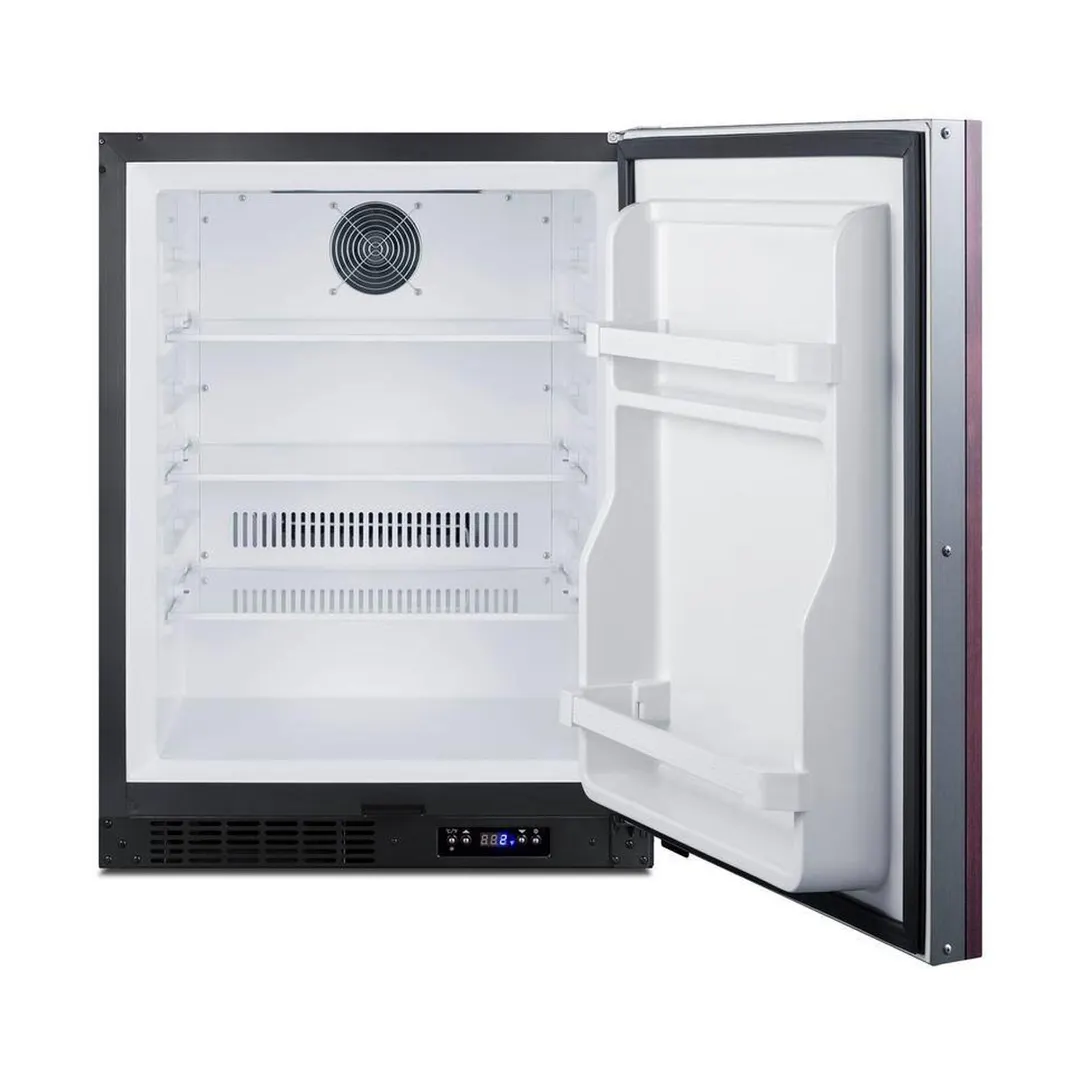 Summit ALFZ51IF 23" Built-in or Freestanding Undercounter Freezer w/ Panel-Ready Door, 4 cu. ft.