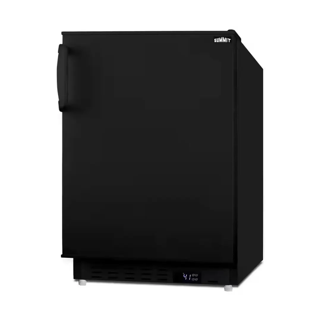 Summit ALR47B  20" Built-in or Freestanding Undercounter Refrigerator in Black, ADA compliant, 3.5 cu. ft.
