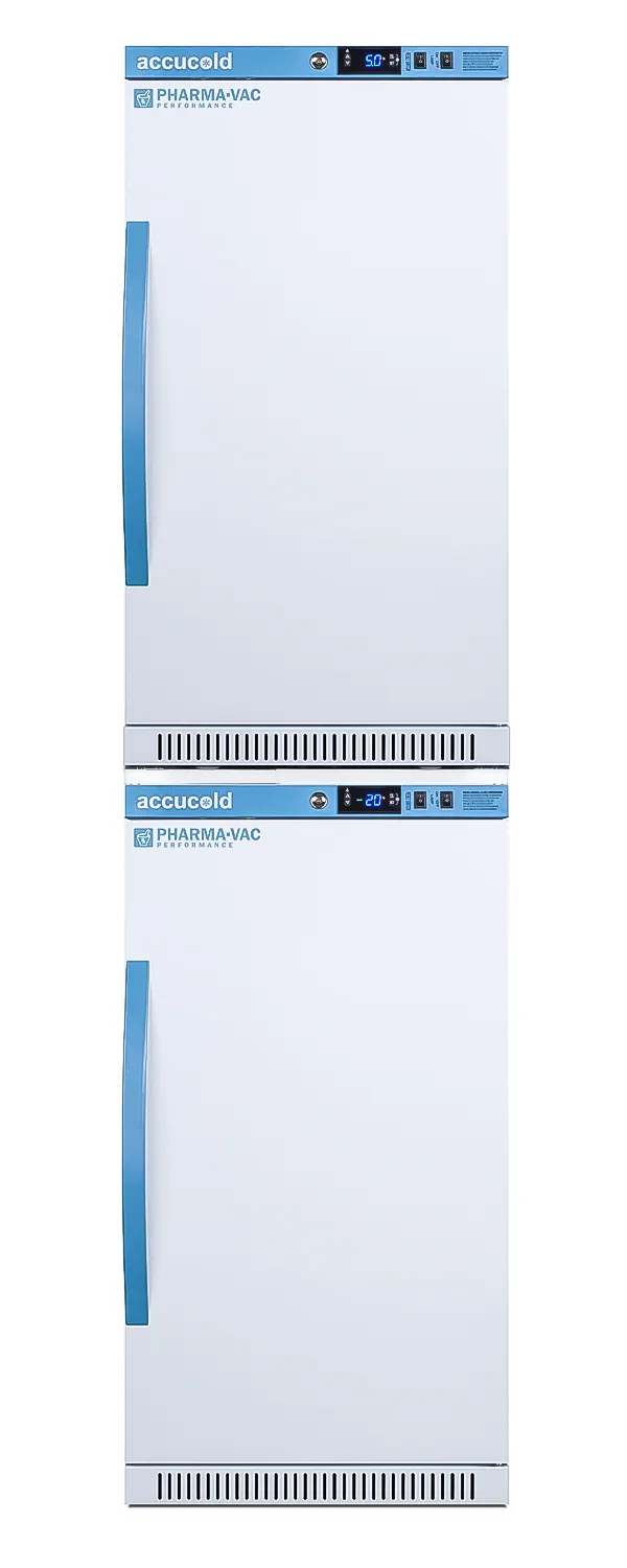 Accucold ARS32PVBIADA-AFZ2PVBIADASTACK Medical Freezer w/ Solid Door Refrigerator, 5.3 Cu Ft