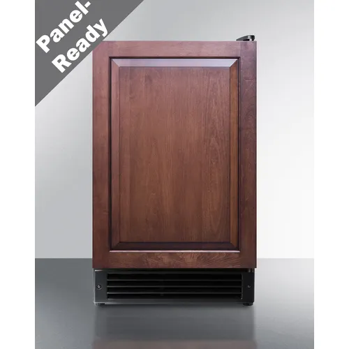 Summit BIM26IF Refrigerator 15" Door, 10‑23 cu ft, Black, Drain‑Free Icemaker 15 lb, R600a, 115V ETL