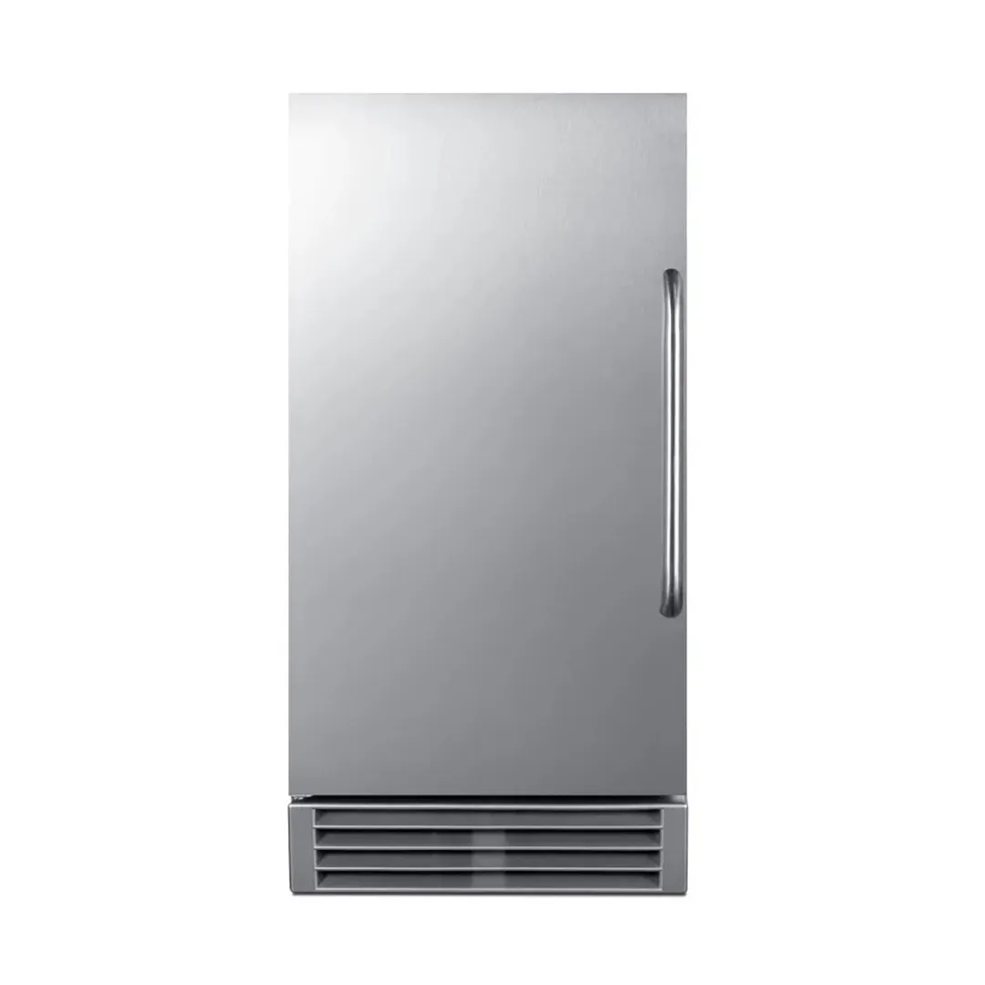 Summit BIM47OS 15" Air Cooled Full Cube 50 lb Undercounter Ice Machine with 25 lb Bin, Outdoor