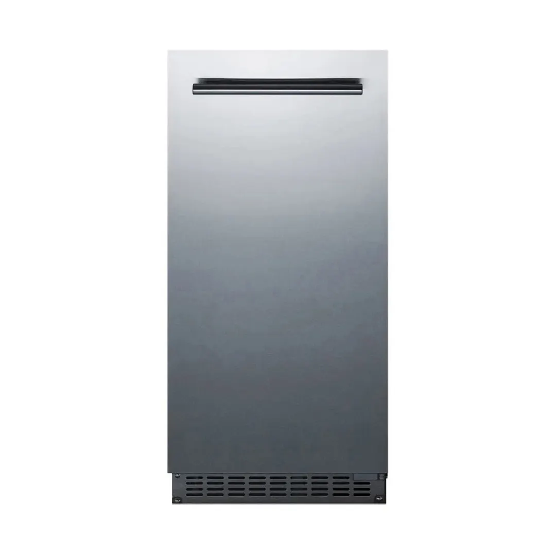 Summit BIM68OSPUMP 15" Air Cooled Gourmet 62 lb Undercounter Ice Machine with 26 lb Bin, Pump Drain
