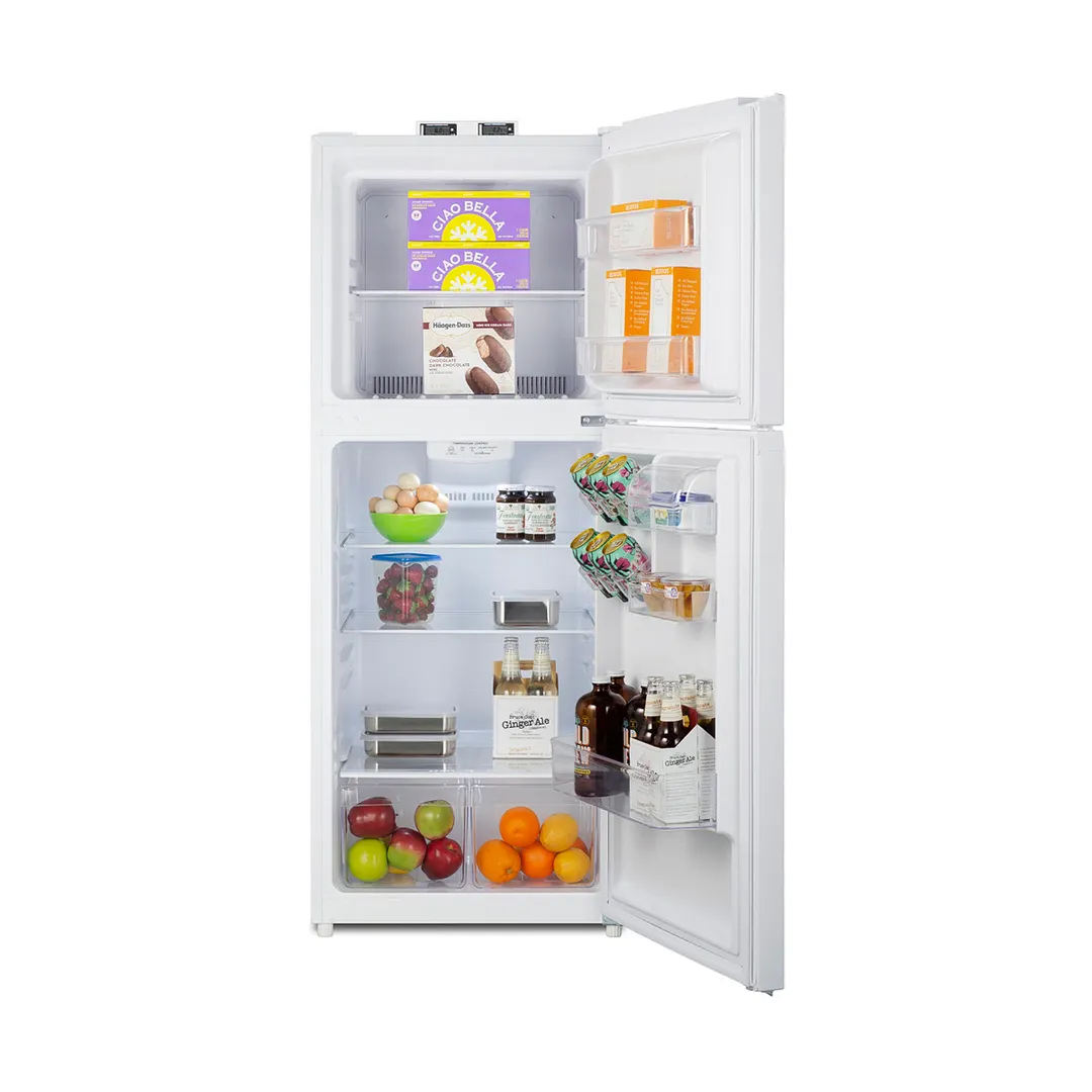 Summit BKRF1088W 23" Break Room Refrigerator-Freezer in White, 10.1 cu. ft.